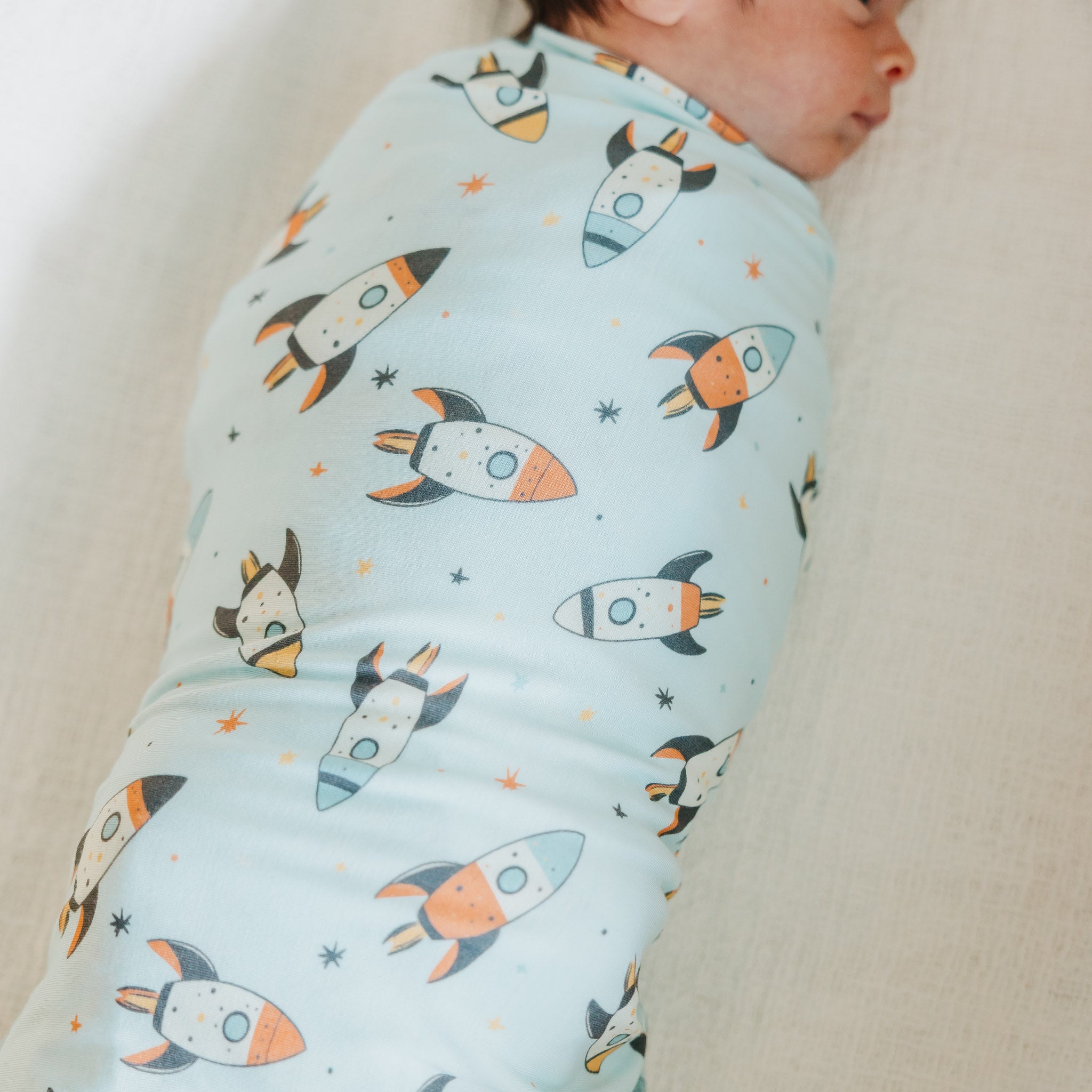 Bamboo Swaddle - Rocketeer