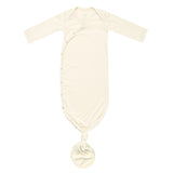 Newborn Knotted Gown - Cru