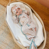 Newborn Knotted Gown - Cheyenne
