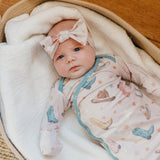 Newborn Knotted Gown - Cheyenne