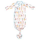 Newborn Knotted Gown - Juliet