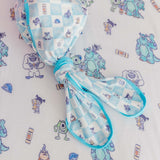 Newborn Knotted Gown - Monsters, Inc. Medley