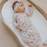 Newborn Knotted Gown - Natalie