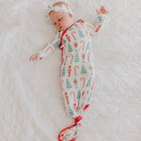 Newborn Knotted Gown - Nicholas