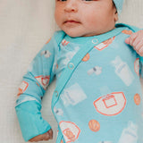 Newborn Knotted Gown - Slam Dunk