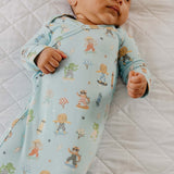 Newborn Knotted Gown - Tanner