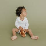 Long Sleeve Bodysuit - Dove