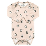 Long Sleeve Bodysuit - Penguins