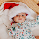 Long Sleeve Bodysuit - Snowy Slopes