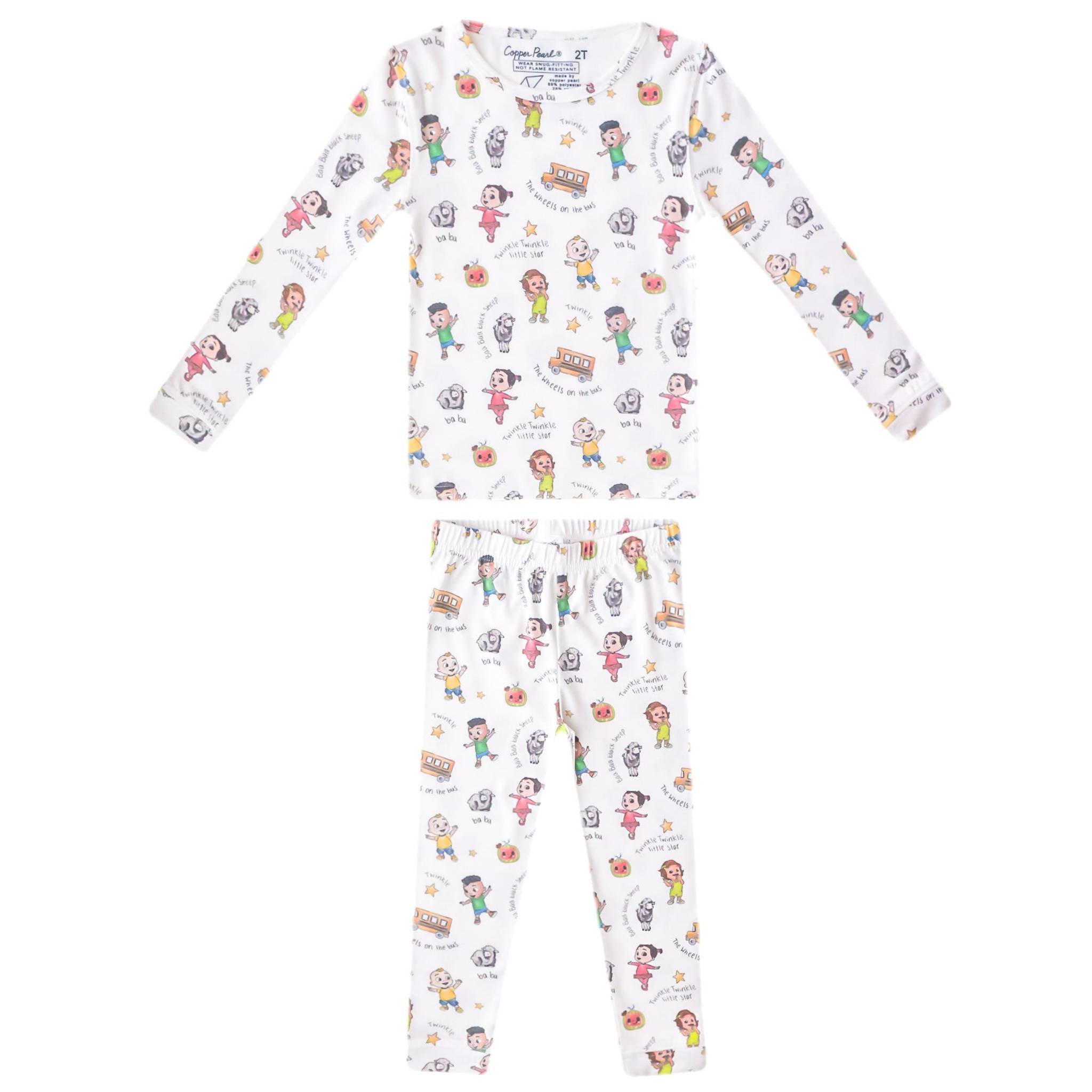 2pc Long Sleeve Pajama Set - CoComelon Friends