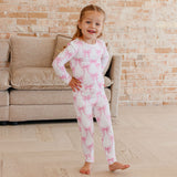 Bamboo 2pc Long Sleeve Pajama Set - Bow My Gosh