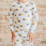 Bamboo 2pc Long Sleeve Pajama Set - Dozer