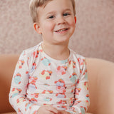 2pc Long Sleeve Pajama Set - Elmo Heart Candies