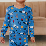 Bamboo 2pc Long Sleeve Pajama Set - Policemen