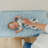 Premium Knit Diaper Changing Pad Cover - Surf