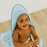 Premium Baby Knit Hooded Towel - Surf