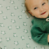Premium Knit Fitted Crib Sheet - Wade