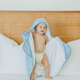 Premium Baby Knit Hooded Towel - Surf