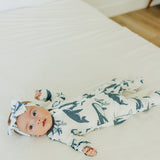 Zip-Up Footie Pajama - Cove