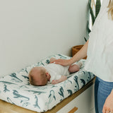 Premium Knit Diaper Changing Pad Cover - Cove