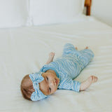Knit Headband Bow - Surf