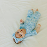 Knit Headband Bow - Surf