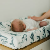 Premium Knit Diaper Changing Pad Cover - Cove