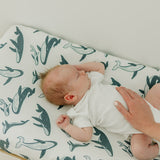 Premium Knit Diaper Changing Pad Cover - Cove
