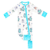 Convertible Zip-Up Footie Pajama - Monsters, Inc. Friends