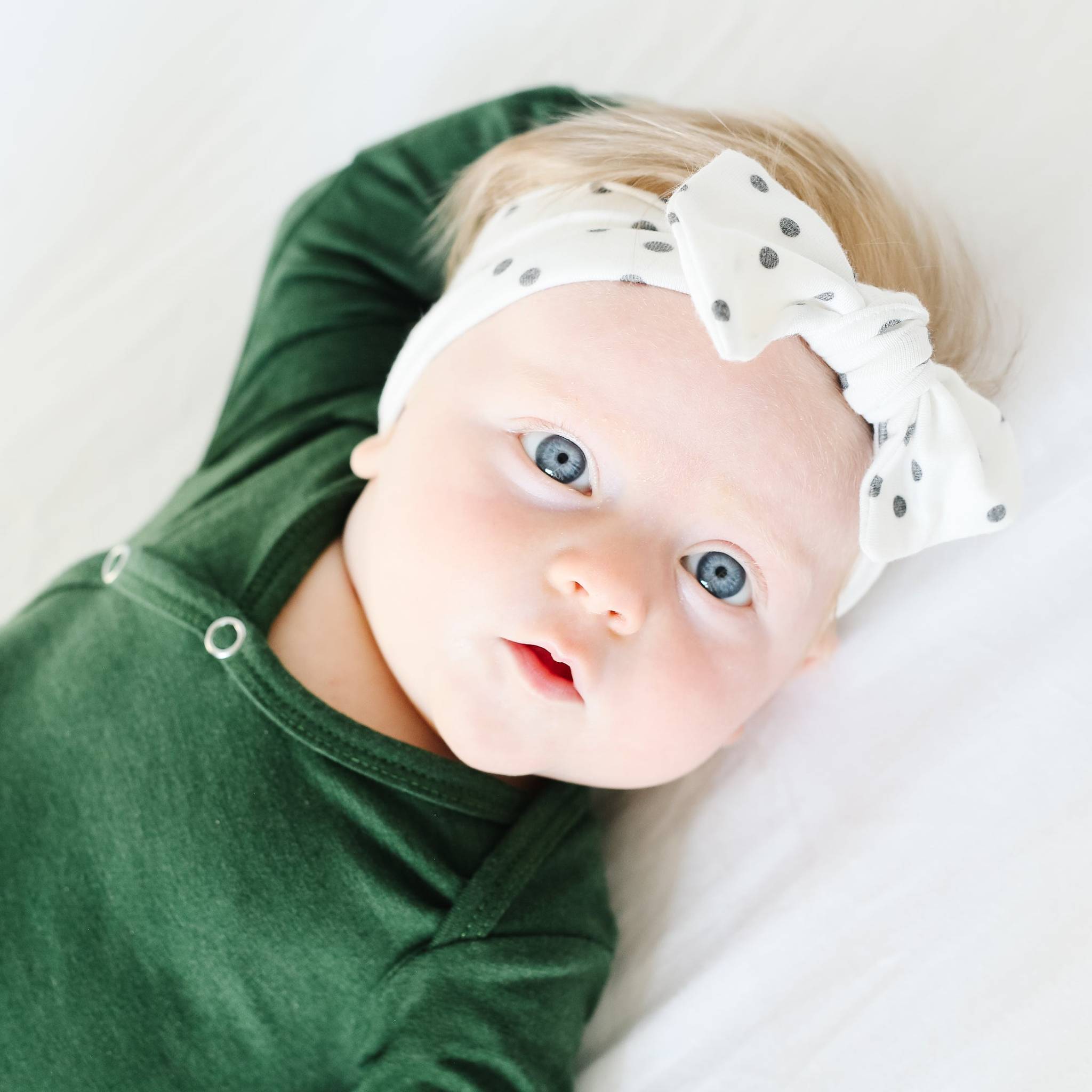 Newborn Knotted Gown - Alder