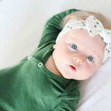 Newborn Knotted Gown - Alder