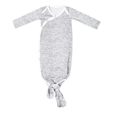 Newborn Knotted Gown - Asher