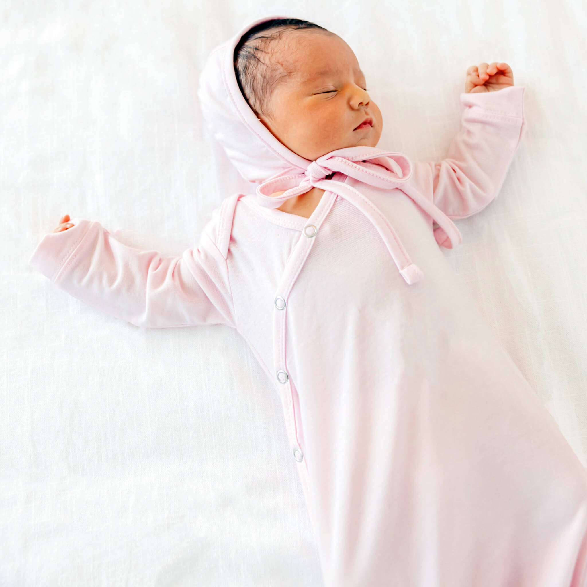 Newborn Knotted Gown - Blossom