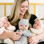Newborn Knotted Gown - Blush
