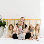 Newborn Knotted Gown - Blush