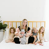 Newborn Knotted Gown - Blush