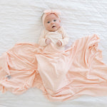 Newborn Knotted Gown - Blush