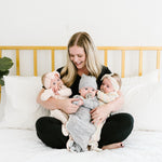 Newborn Knotted Gown - Blush