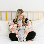 Newborn Knotted Gown - Blush
