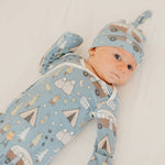 Newborn Knotted Gown - Bridger