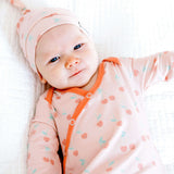 Newborn Knotted Gown - Cheery