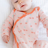 Newborn Knotted Gown - Cheery