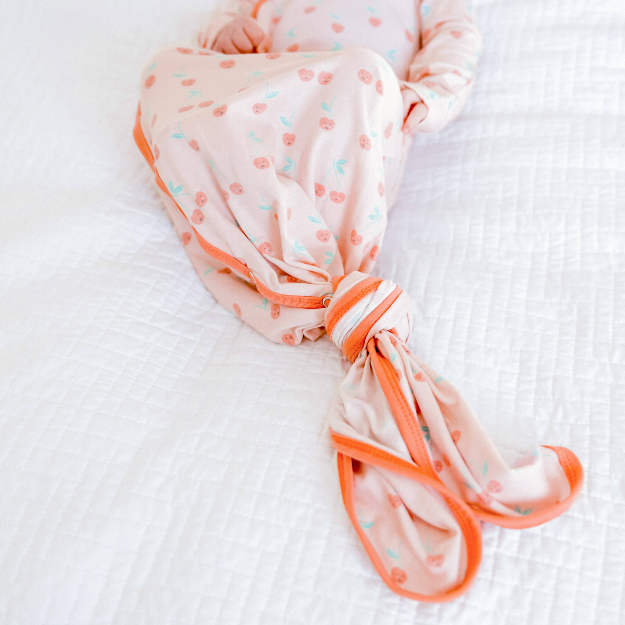 Newborn Knotted Gown - Cheery