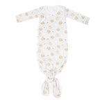 Newborn Knotted Gown - Chip