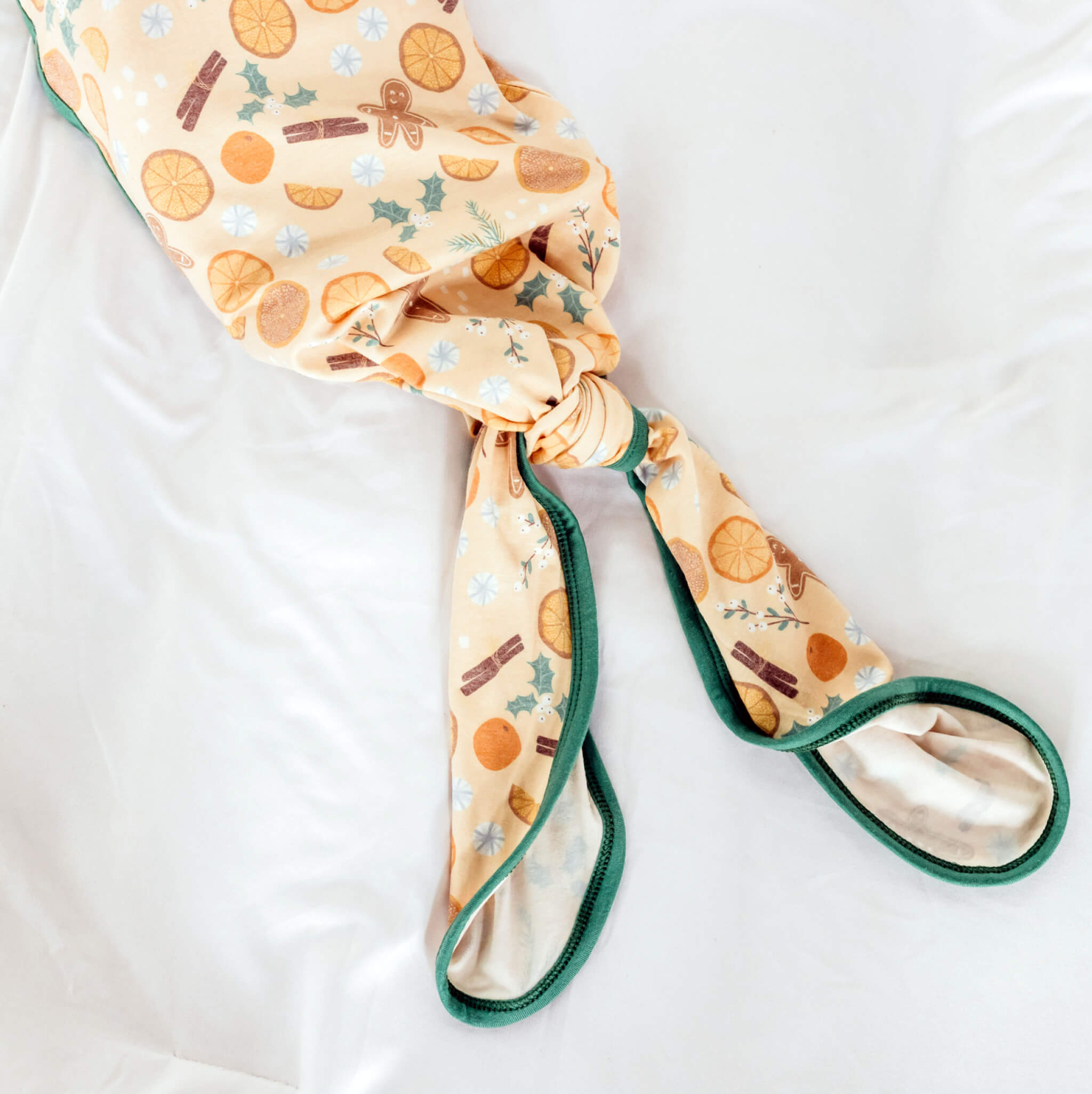 Newborn Knotted Gown - Cider