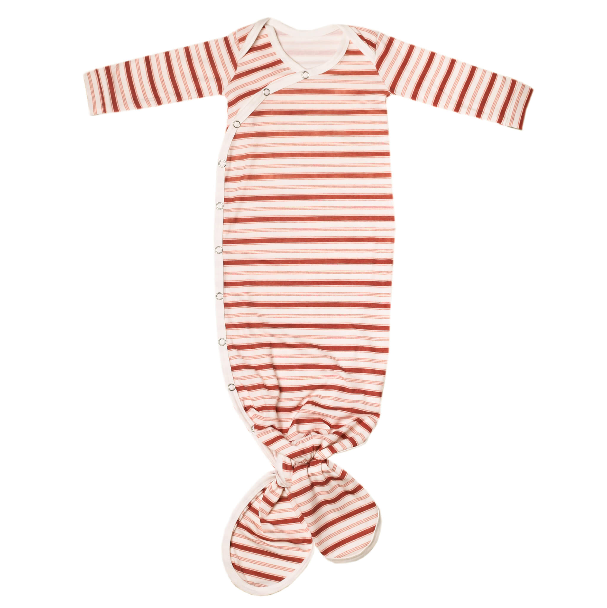 Newborn Knotted Gown - Cinnamon
