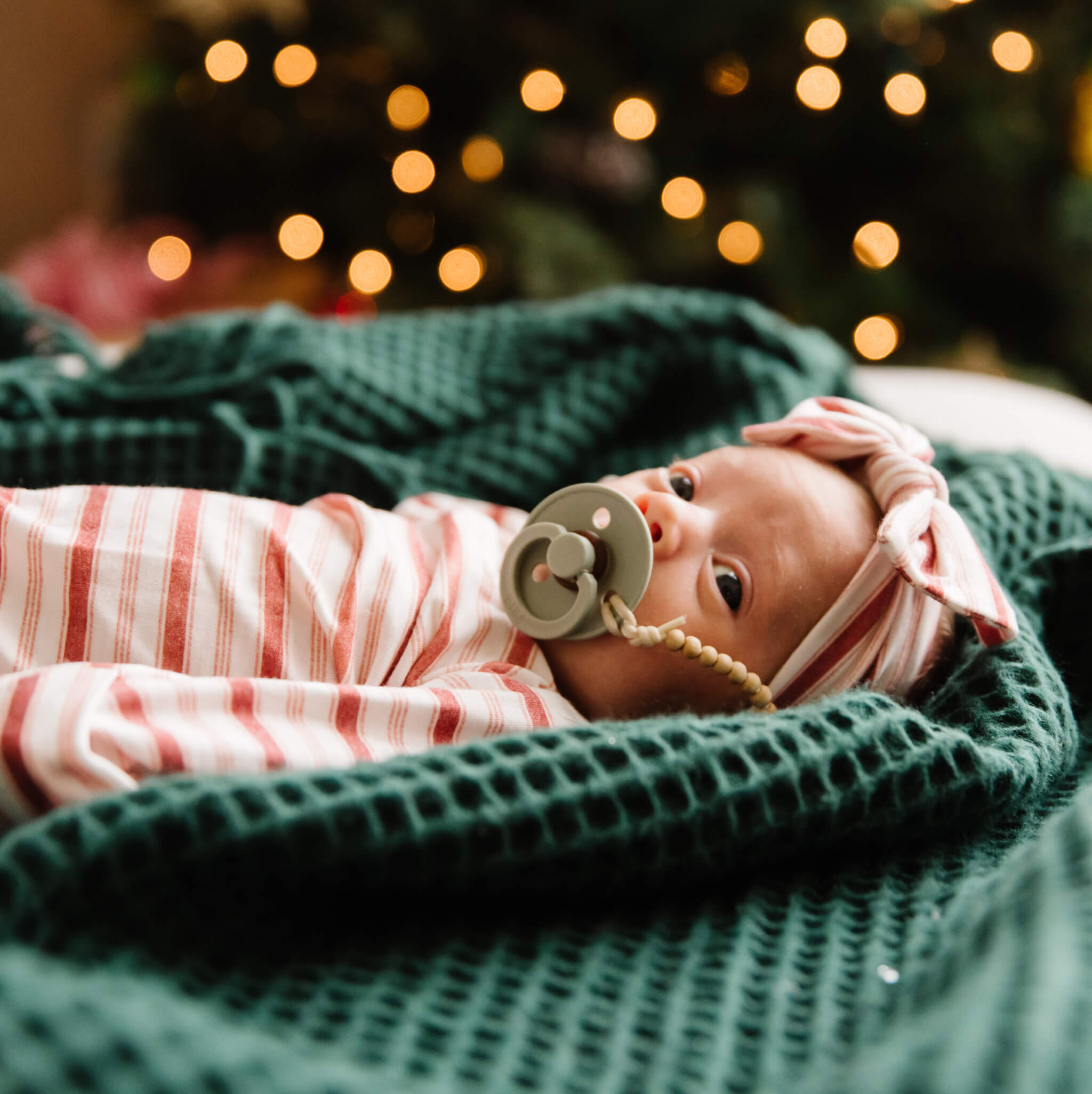 Newborn Knotted Gown - Cinnamon