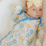 Newborn Knotted Gown - Clara