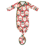 Newborn Knotted Gown - Claus