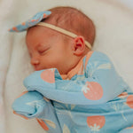 Newborn Knotted Gown - Clementine